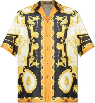 Versace Hombre, Camisas, Amarillo, Talla: M