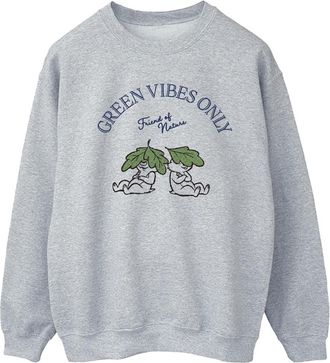 Disney Dames/Dames Chip &acute;n Dale Green Vibes Only Sweatshirt (Sportgrijs)