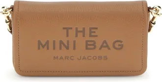 Marc Jacobs Womens Mini Shoulder Bag Argan Oil Calf Leather