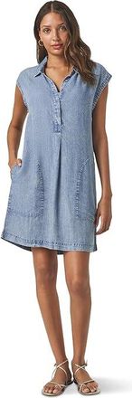 Splendid Wren Indigo Mini Dress Womens Dress Indigo : SM (Womens 2-4), Lyocell