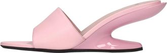 N&deg;21 Leren Mules - Dames - Muiltjes - Roze - 36 EU - Leer - Schoenen