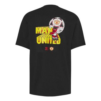 adidas Original Manchester United Graphic Tee Black HP0447