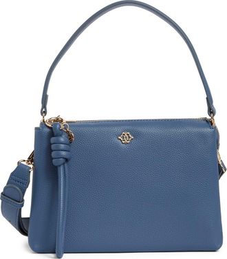 Nanette Lepore Alyce Triple Section Crossbody Bag in Vintage Indigo at Nordstrom Rack