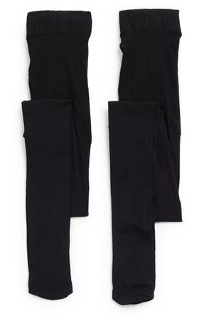 Hue Control Top Tights - Pack of 2 in Black Pack at Nordstrom Rack, Size 1