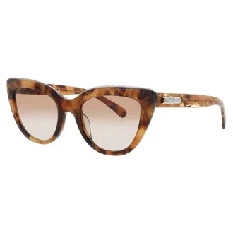 Longchamp Ladies Brown Rectangular Sunglasses LO686S221