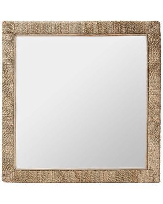 Baxton Studio Geralyn Japandi Square Wall Mirror