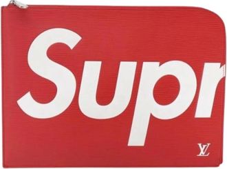 Louis Vuitton Pre-owned Clutches, female, Red, Size: ONE SIZE Pre-owned Pochette jour