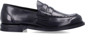 Churchs Penny Loafer with Hand-Brushed Bookbinder Leather