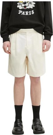 Fred Perry Casual Shorts - Heren - Korte Broeken - Beige - W28 - Katoen - Korte Broeken