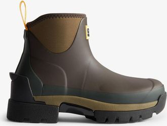 Ganni x Hunter Balmoral Ankle Boots in Brown Size 10 - Chocolate