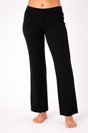 French Kyss Womens Wide Leg Ankle Pant In Black