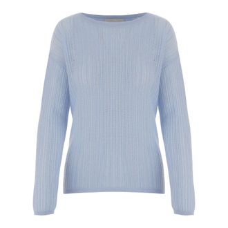 Allude Dames, Truien, Blauw, Maat: S Kasjmier