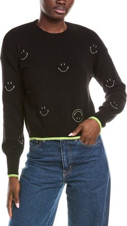 Brodie Embroidery Smiley Cashmere Sweater
