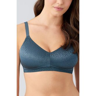Wacoal Back Appeal Wire Free Bra in Dark Slate at Nordstrom, Size 34Ddd