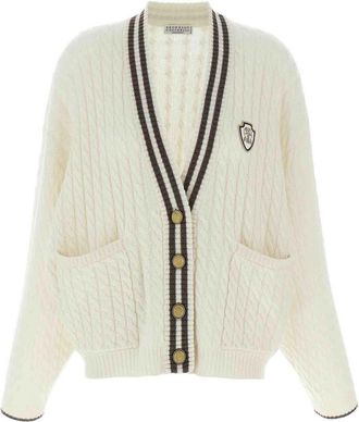 Brunello Cucinelli Braided Cardigan