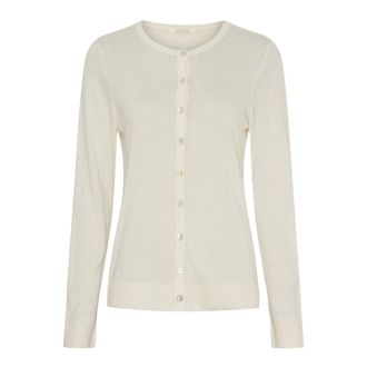 BTF-CPH Cardigan de Seda y Cachemira - Knitwear - Mujer - Beige - XL