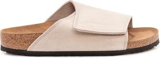 Birkenstock Solana VL Su&egrave;de Leer Smalle Pasvorm - Heren - Sandalen - Beige - 40 EU - Leer - Schoenen