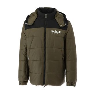 Ga&euml;lle Paris Winter Jackets, male, Green, Size: 2XL Green Hooded Mens Winter Jacket