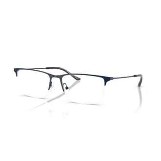 Emporio Armani 0ea1171 Rectangular Metal Frame Eyeglasses with Subtle Curves