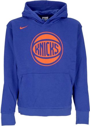 Nike Essentials Fleece Hoodie - Heren - Sportshirts - Blauw - S - Katoen - Fitness