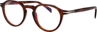 Eyewear by David Beckham DB Brown Acetate Eyeglasses - Brown
