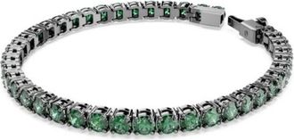 Swarovski Matrix Crystal Tennis Bracelet, Size Medium