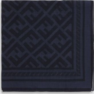 Fendi Sciarpa FF Fendi in lana e seta