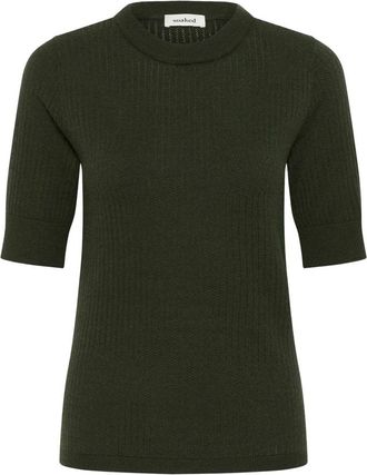 Soaked In Luxury Tuesday Pullover - Knitwear - Mujer - Verde - 2XL