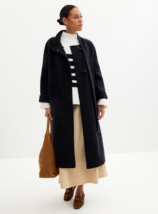 Contemporaine Womens Matching scarf felted duffel coat