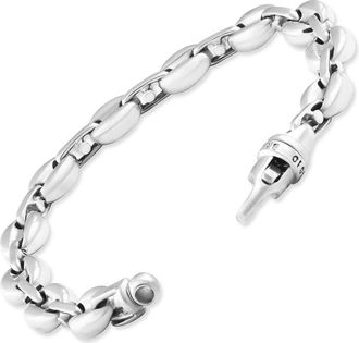 Pompeii3 Mens Link 14k Gold (56gram) or Platinum (90gram) 5-10mm Bracelet 8.5