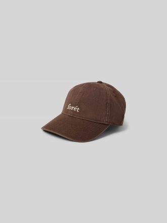 For&eacute;t Basecap mit Label-Stitching in Dunkelbraun, Gr&ouml;&szlig;e 1