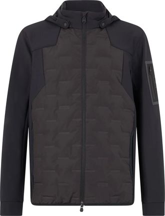 HUGO BOSS J T-Down Hybrid HD Jas - Heren - Jassen - Zwart - Maat: 2XL Leer