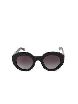 Furla Womens Sunglasses Glossy Black Acetate
