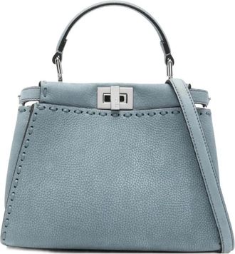 Fendi Mujer, Bolsos, Azul, Talla: ONE Size