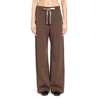 Max Mara Wide Leg Jersey Trousers
