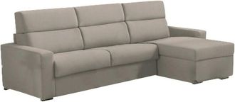 Dmora Dmora - Sof&aacute; Cama Con Pen&iacute;nsula Celleno, Sof&aacute; Esquinero Convertible Para Sal&oacute;n, Acolchado, Desenfundable, 100% Made In Italy, 280x160 H100 Cm, T&oacute;rtola