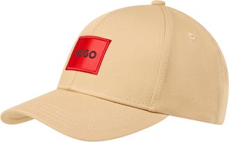 HUGO BOSS Baseball Cap HUGO Men-X 581-RL, Herren, medium beige 269, Twill, Baumwolle, unifarben, Caps Baseball Cap, mit Markenlogo