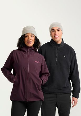 Jack Wolfskin Beanie JACK WOLFSKIN REAL STUFF BEANIE, Damen, Gr. onesize, beige (palesand), Obermaterial: 100% Polyester, M&uuml;tzen Beanie