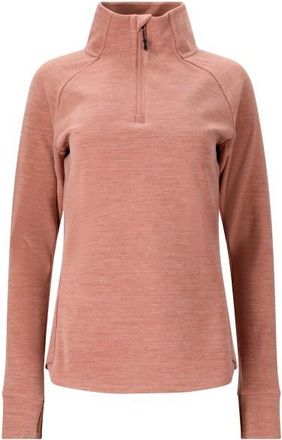 Whistler Kajsa Half Zip Midlayer Fleecepullover für Damen | rosa