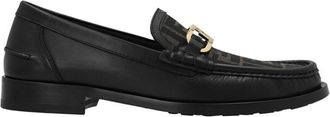 Fendi Black Slip On Loafers