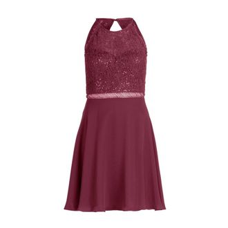 Vera Mont Uitlopende cocktailjurk - Dames - Korte kleedjes - Rood - 2XL - Kleedjes