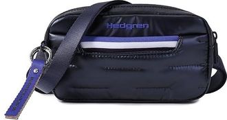 Hedgren Snug 2-in-1 Crossbody/Waistbag Cross Body Womens Handbags Peacoat Blue, Polyester