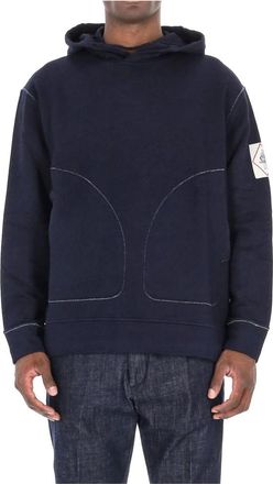 C.P. Company Indigo Hoodie - Heren - Hoodies - Blauw - S - Katoen - Hoodies & sweatvesten