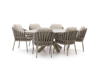 Tierra Outdoor Nuri/Oblong 220cm dining tuinset 7-delig