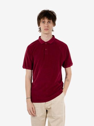 Fortela Terry jersey polo amaranto