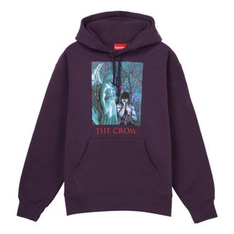 SUPREME x The Crow Hooded Sweatshirt Purple Blue SUP-FW21-173