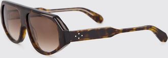 Emmanuelle Khanh Ozone Rectangular Tortoiseshell Acetate Sunglasses