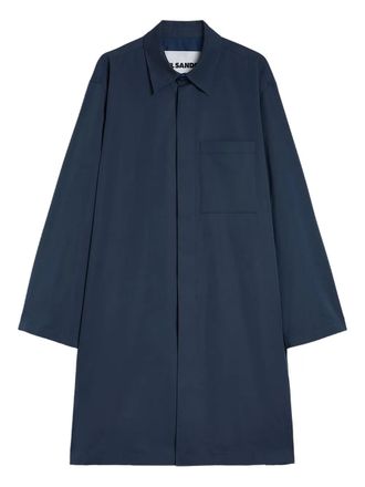 Jil Sander Cappotto con tasche - Blu
