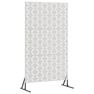 Berkfield Home Privacy Screen 100x50x180 cm Stainless Steel in Silver | Size: 100 x 50 x 180 cm