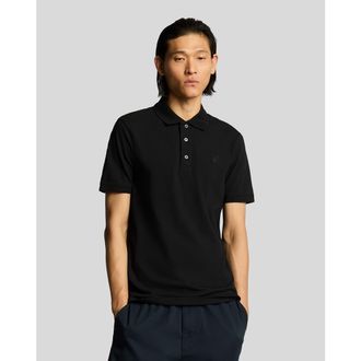 Lyle & Scott Tonal Eagle Polo Shirt in Jet Black at Nordstrom, Size Xx-Large